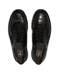 G.H. Bass & Co. Crocodile Effect Derby Shoes