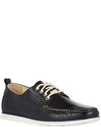 Barneys New York Lace Up Boat Shoes