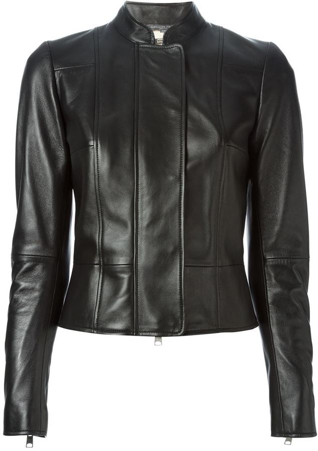 Alexander McQueen Fitted Biker Jacket, $3,995 | farfetch.com | Lookastic