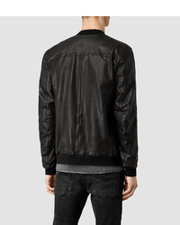 AllSaints Blenham Leather Bomber Jacket