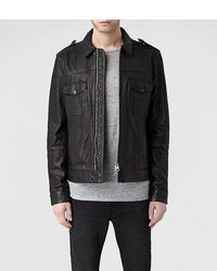 AllSaints Shard Leather Biker Jacket