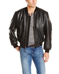 Alpha Industries Ma 1 Leather Bomber Jacket