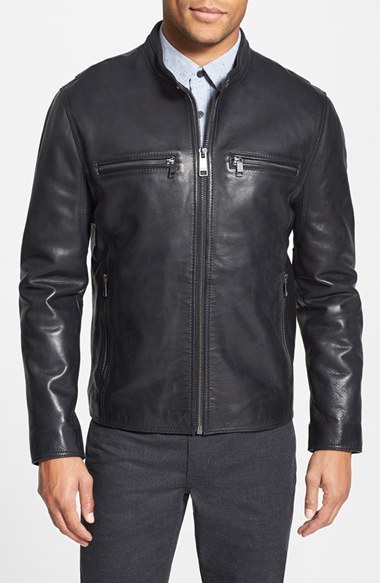 Andrew Marc New York Andrew Marc Lamar Leather Moto Jacket, $425 ...