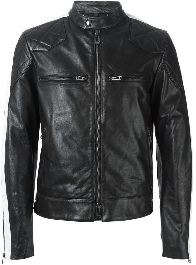 Belstaff Sanders Leather Jacket, $1,524 | farfetch.com | Lookastic