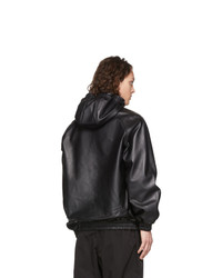 Random Identities Black Leather Jacket