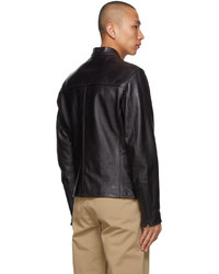 BOSS Black Leather Nadilo Jacket