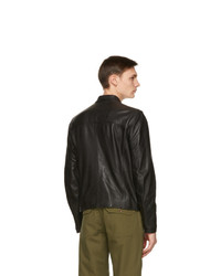Belstaff Black Leather Pelham Jacket