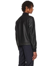 BOSS Black Malba Leather Jacket