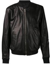 BLK DNM Leather Bomber Jacket