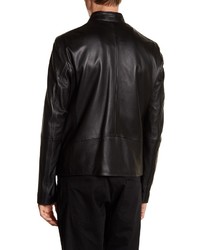 Hugo Boss Boss Nevilo Slim Fit Genuine Leather Jacket