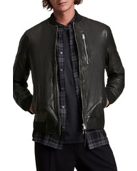 AllSaints Boyton Leather Bomber Jacket
