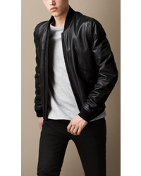 Men's Leather Jackets by Burberry | Lookastic