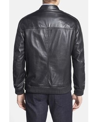 Marc New York By Andrew Marc Larry Leather Bomber Jacket