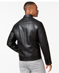 INC International Concepts Chen Faux Leather Bomber Jacket Only At Macys