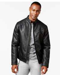 INC International Concepts Chen Faux Leather Bomber Jacket Only At Macys