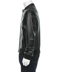 Christian Dior Dior Homme Leather Bomber Jacket