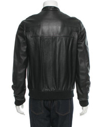 Christian Dior Dior Homme Leather Bomber Jacket