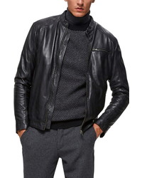 Selected Homme Classic Leather Jacket