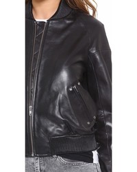 Surface to Air Coast Leather Bomber Jacket