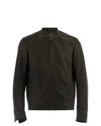 Ajmone Collarless Biker Jacket