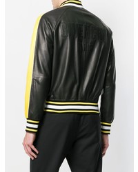 Givenchy Colour Contrast Button Bomber Jacket