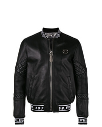Philipp Plein Ed Leather Jacket