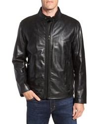 Andrew Marc Emerson Lightweight Leather Moto Jacket