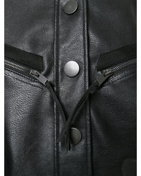 Stella McCartney Faux Leather Bomber Jacket