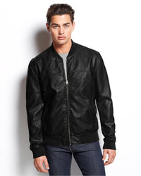 Levi's Faux Leather Varsity Bomber Jacket