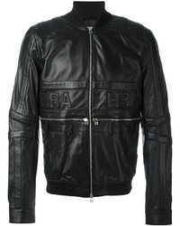 Hood by Air Hockey Leather Bomber Jacket