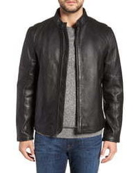 Andrew Marc Horace Leather Moto Jacket
