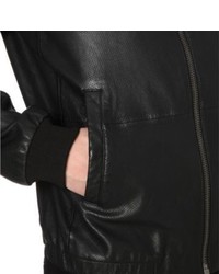 Hugo Boss Jemmay Perforated Leather Bomber Jacket
