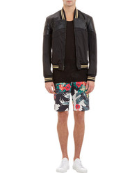 3.1 Phillip Lim Leather And Sateen Bomber Jacket