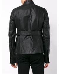 Rick Owens Leather Army Jacket