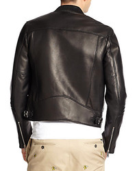 DSQUARED2 Leather Biker Jacket