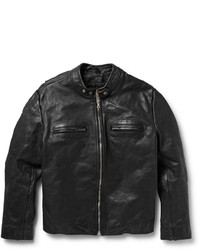 Jean Shop Leather Biker Jacket