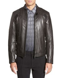 Hugo Leather Biker Jacket