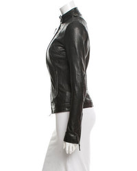Rachel Zoe Leather Bomber Jacket
