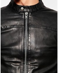 Minimum Leather Bomber Jacket