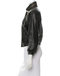 A.L.C. Leather Bomber Jacket