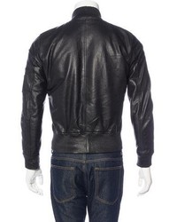 The Kooples Leather Bomber Jacket