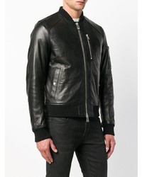 Belstaff Leather Bomber Jacket