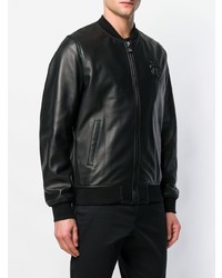 Billionaire Leather Bomber Jacket