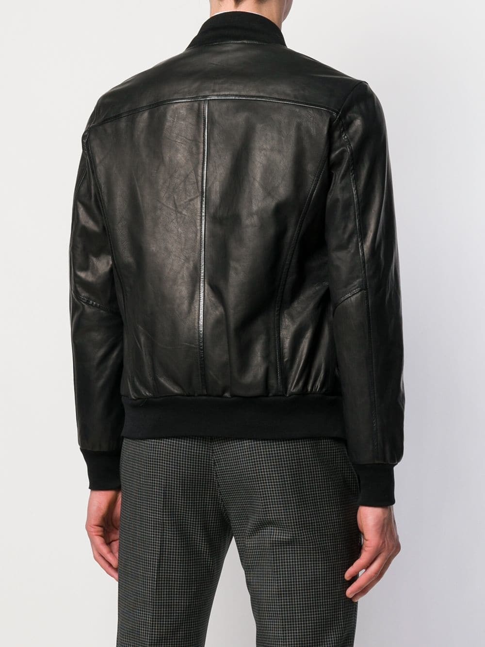 Barba Leather Bomber Jacket Farfetch - vrogue.co