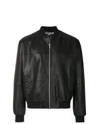 McQ Alexander McQueen Leather Bomber Jacket