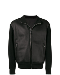 Giorgio Armani Leather Bomber Jacket