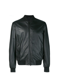 Z Zegna Leather Jacket