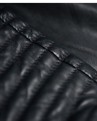 Superdry Leather Quilt Racer Jacket