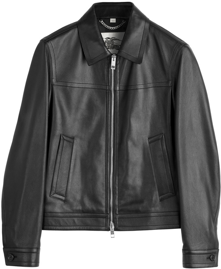 Burberry London Donneshaw Leather Jacket, $3,795 | STYLEBOP.com ...
