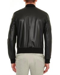 Paul Smith London Leather Bomber Jacket